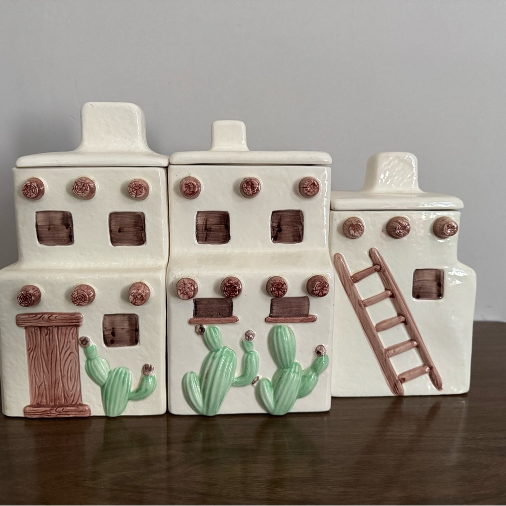 Vintage Sunshine brand Ceramic Southwestern cookie jars